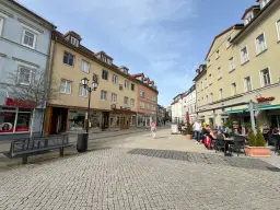 Gebouw in het centrum van Ilmenau - Duitsland