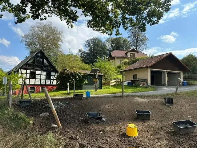 Renovatie woonhuis op een unieke locatie in Hermsgrün, Erzgebirge - Vogtland - Duitsland