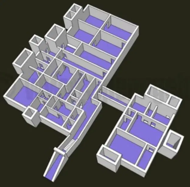 500 m² ondergrondse militaire bunker met gebouwen en richtstraaltoren op totaal perceel van 16.500 m² in Cölpin, Mecklenburg-Vorpommern - Duitsland