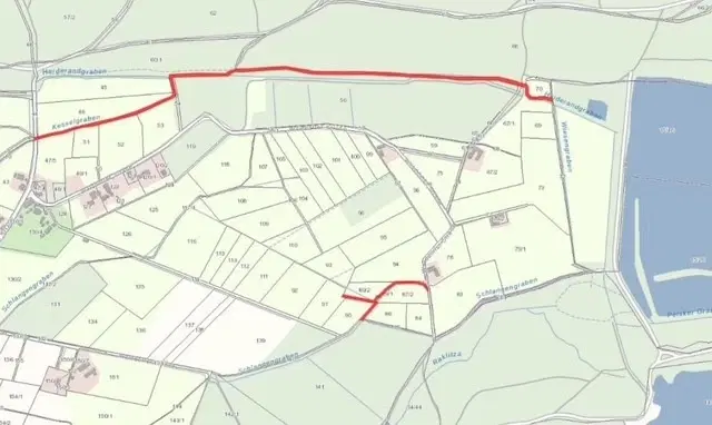 Ca. 5.060 m² "bootcamp" baan in Daubitz, Weißwasser - Duitsland