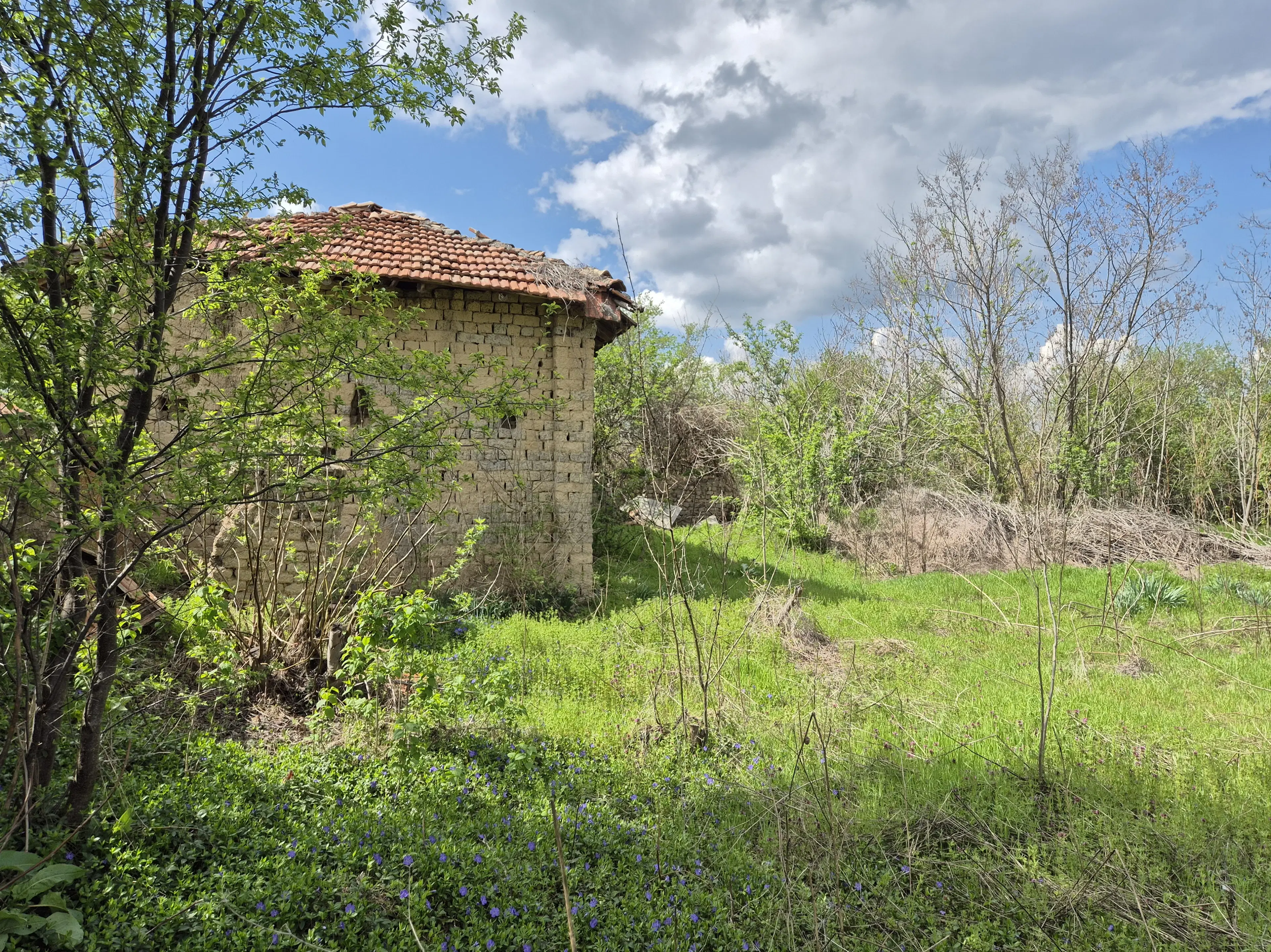 Huis + bijgebouw + 1.700 m² grond in Chervena, Veliko Tarnovo - Bulgarije