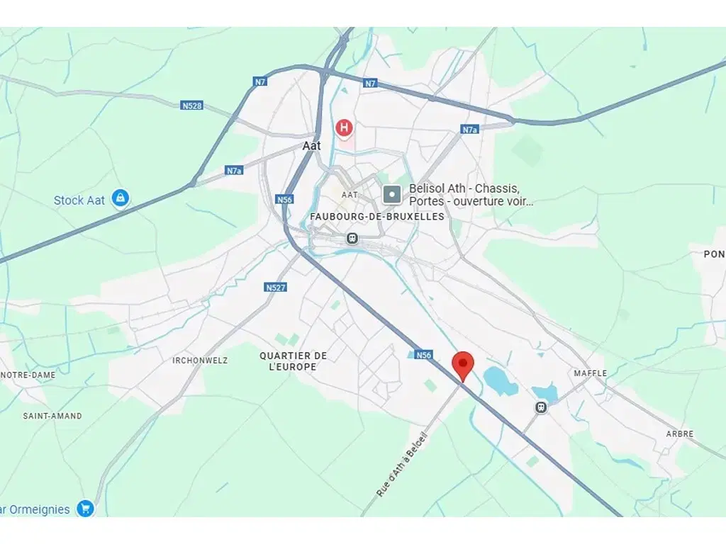 Projectgrond (1ha 18a) voor residentiële/commerciële ontwikkeling te Ath (België) 