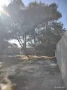 Industrieterrein met loods in het havengebied van Porto Torres (SS), Sardinië - Italië - 2021