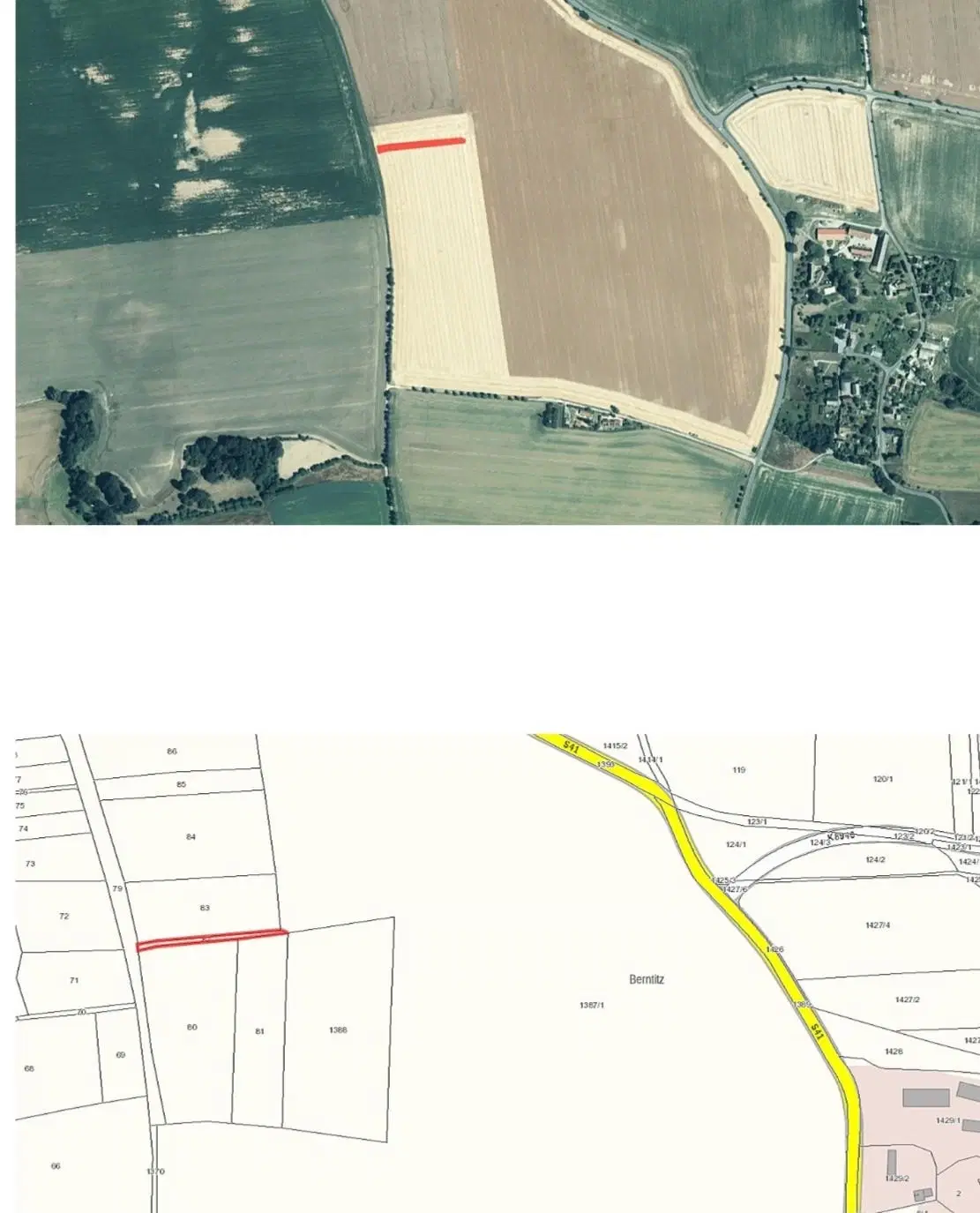 Eigendom perceel van 530 m² in Berntitz, Saksen - Duitsland