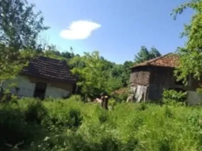 Woning aan de rivier met bijgebouw en 1.100 m² grond in Podgore, Vidin - Bulgarije