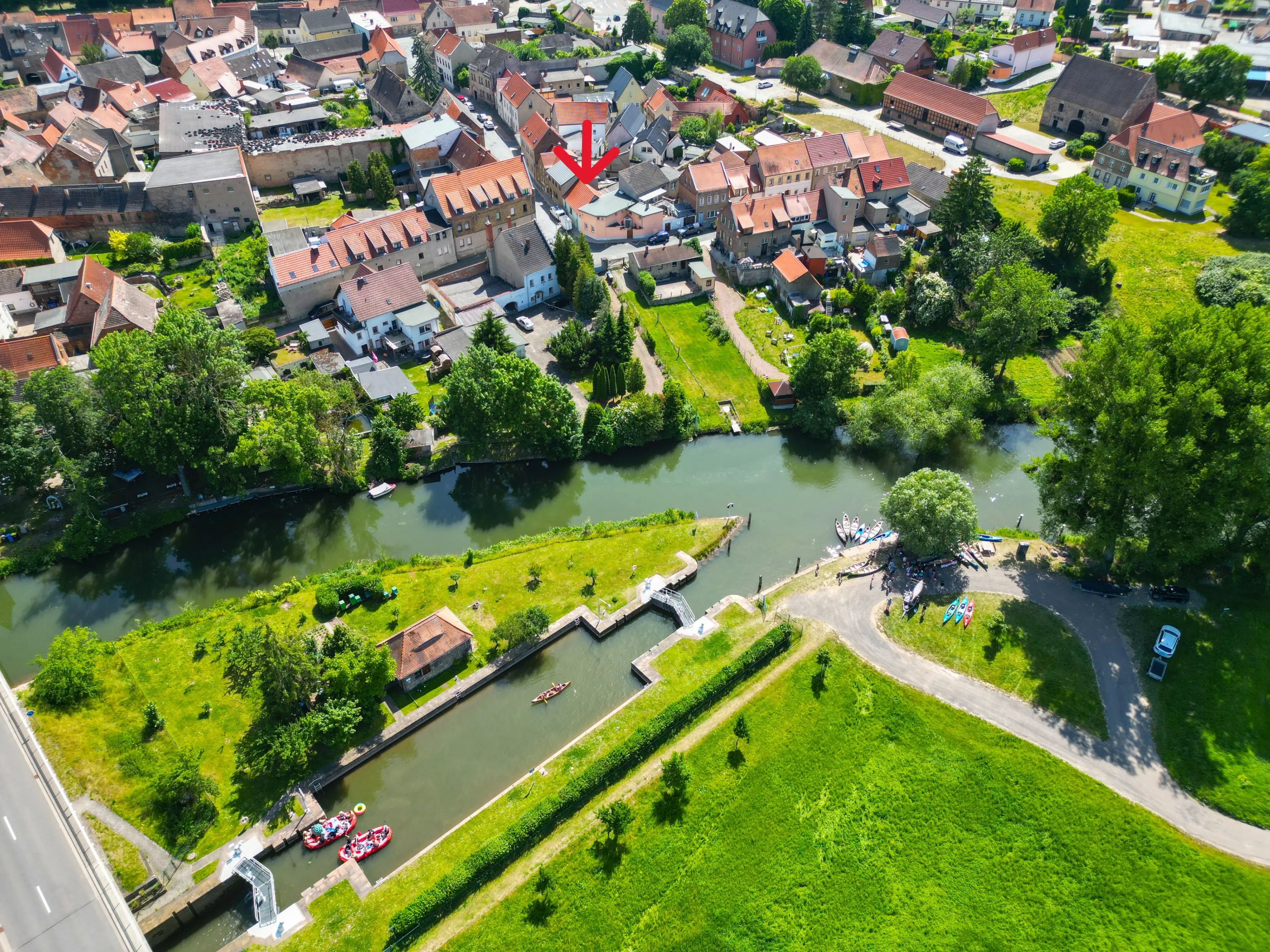 Historisch huis met tuin, middeleeuwse sfeer in Laucha an der Untstrut - Duitsland