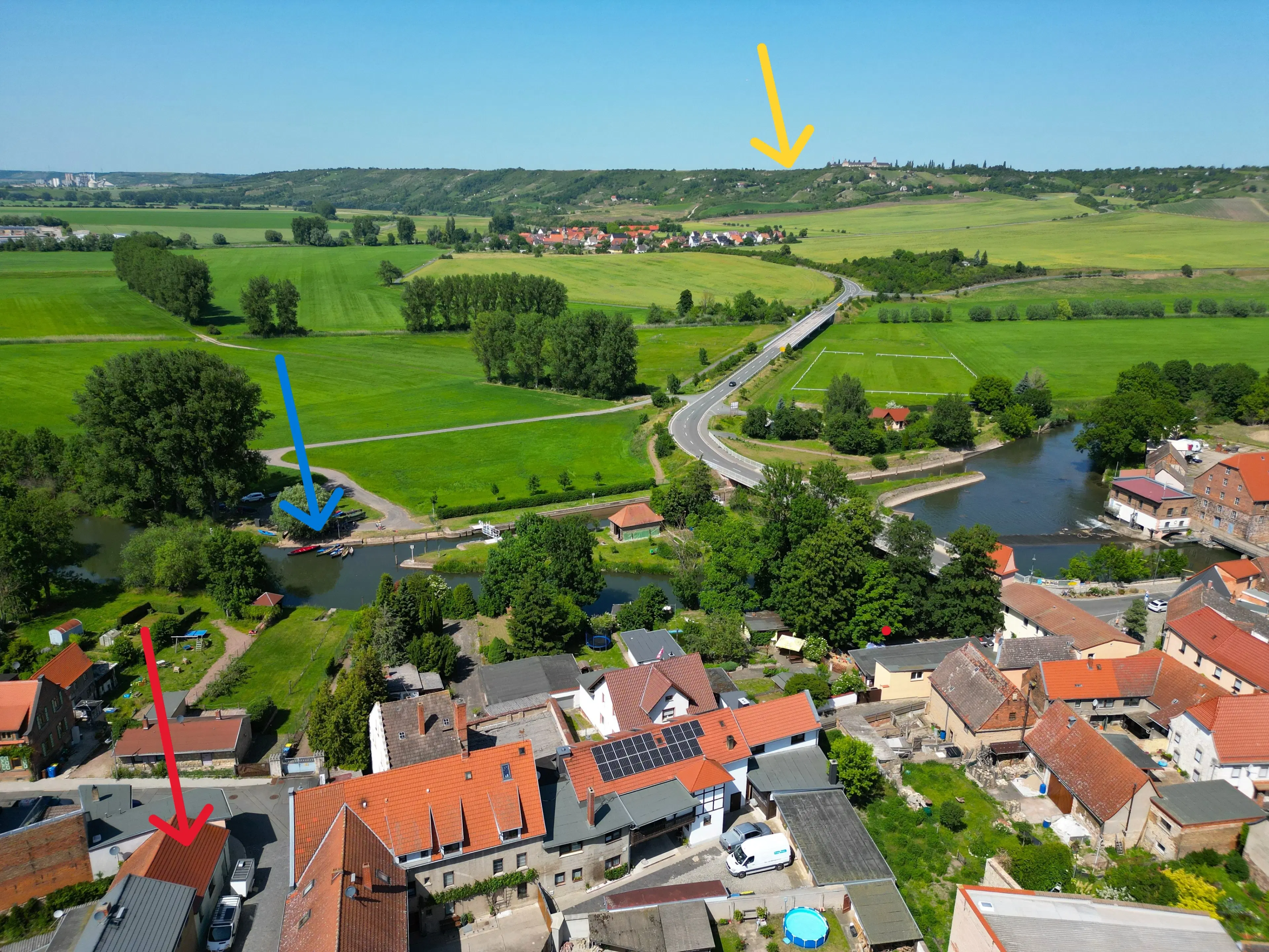 Historisch huis met tuin, middeleeuwse sfeer in Laucha an der Untstrut - Duitsland