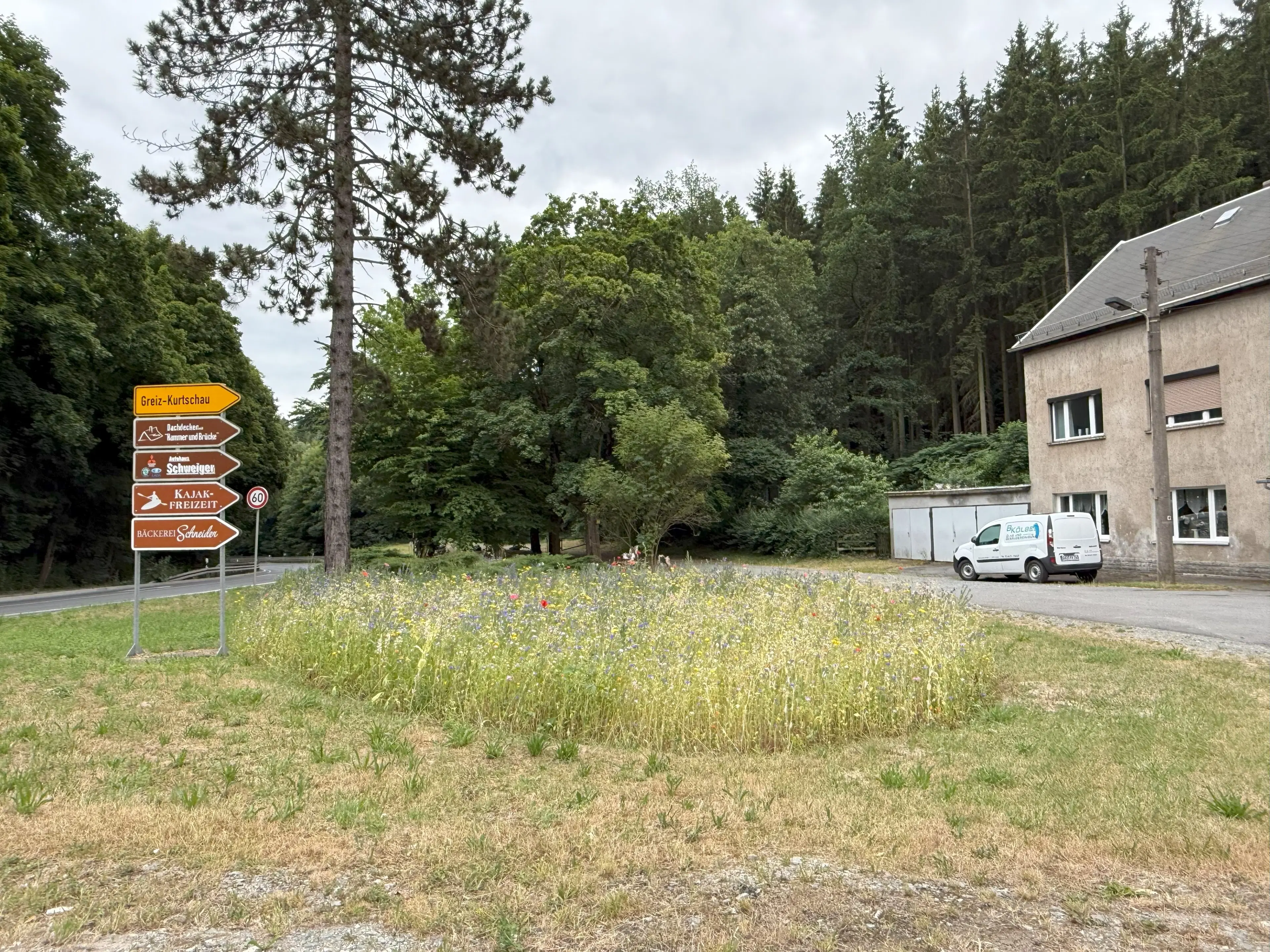 Perceel van 1.429 m² in de natuur van Greiz - Duitsland