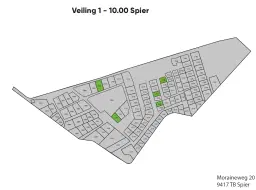 5 percelen grond gelegen op Resort de Moraine te Spier