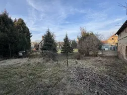 Vakwerkhuis nabij drielandenpunt Duitsland, Tsjechië en Polen in Hirschfelde, Duitsland