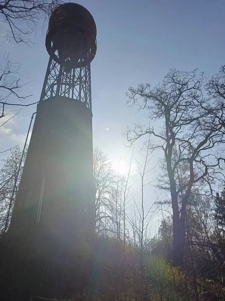 Monumentale watertoren Van Zembschen in Hohenmölsen - Duitsland