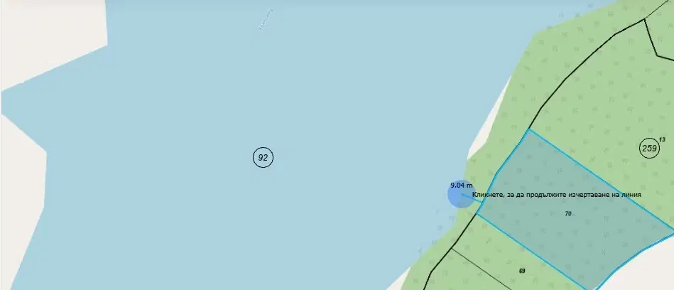 Schilderachtig bosgebied nabij water van 2.600 m² in Poletkovsti, Vidin - Bulgarije