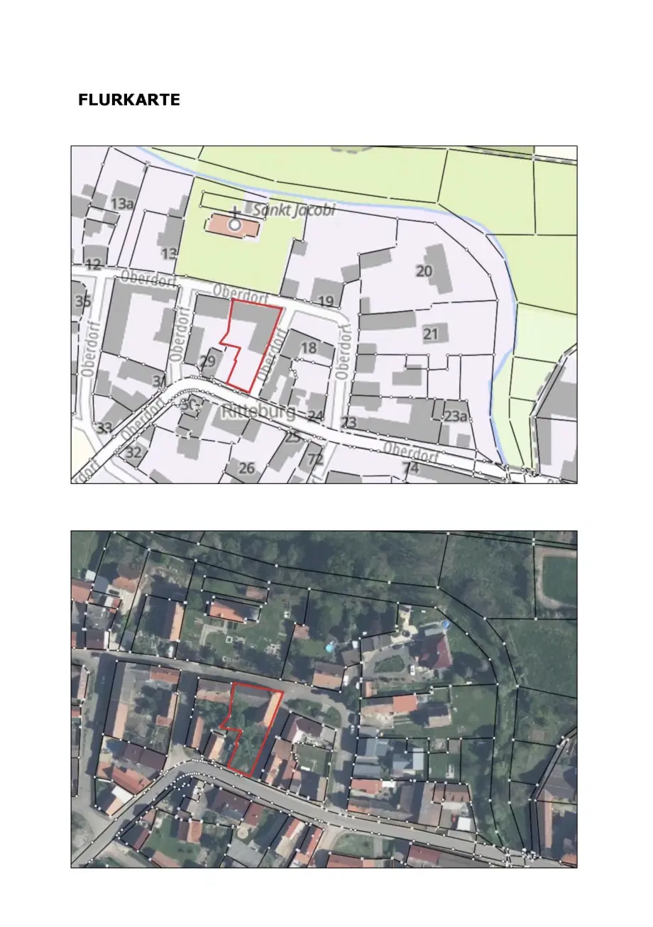 Ruim woon- en werkhuis op perceel van 690 m² in Ritteburg, Halle, Leipzig - Duitsland