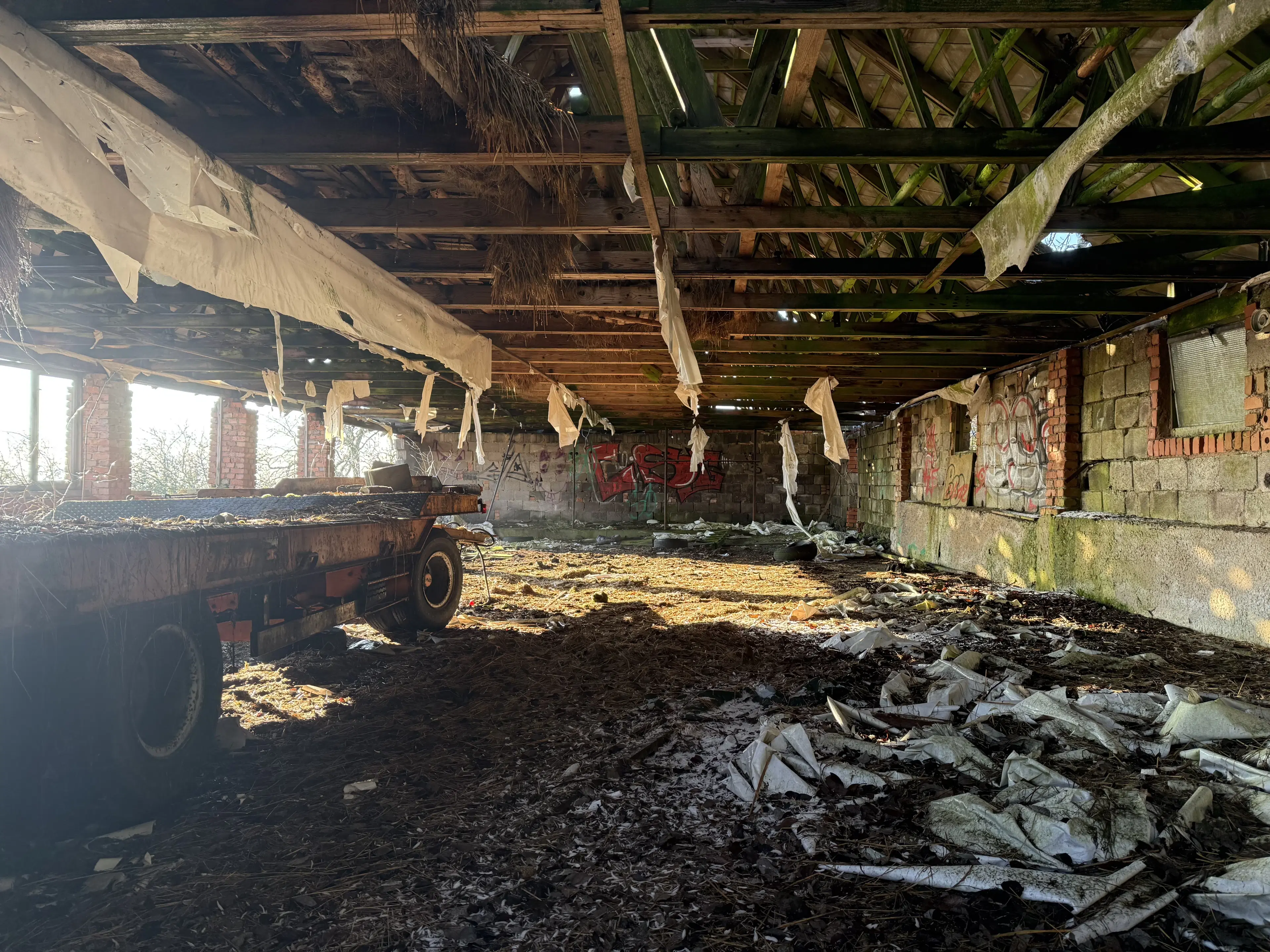 Agrarisch terrein met voormalige melkstal op perceel van 1.878m² bij Meiningen, Kassel, Duitsland