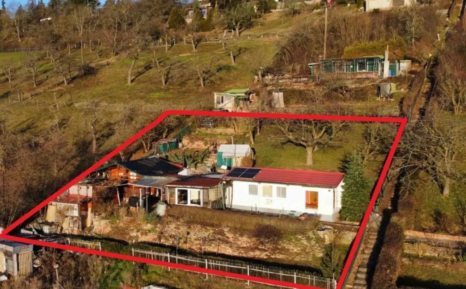 Recreatiewoning op 514 m² eigen grond in Weiße Elster, nabij Leipzig - Duitsland