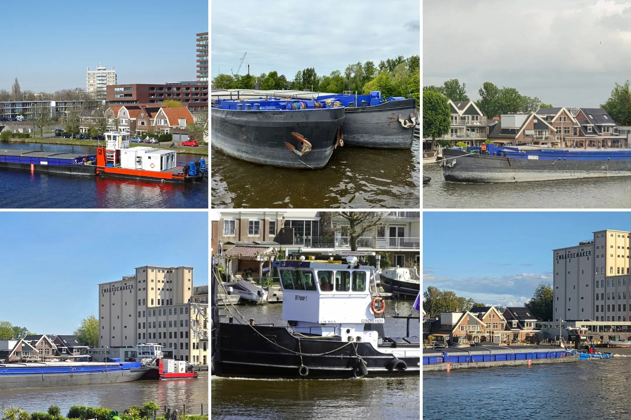 Combinatieveiling Ofi Barge 1, 2, 3, 4 en Jansma Barge 105 boten te Zaandam & Ofi Pusher 1 te Sumar (Bergum)