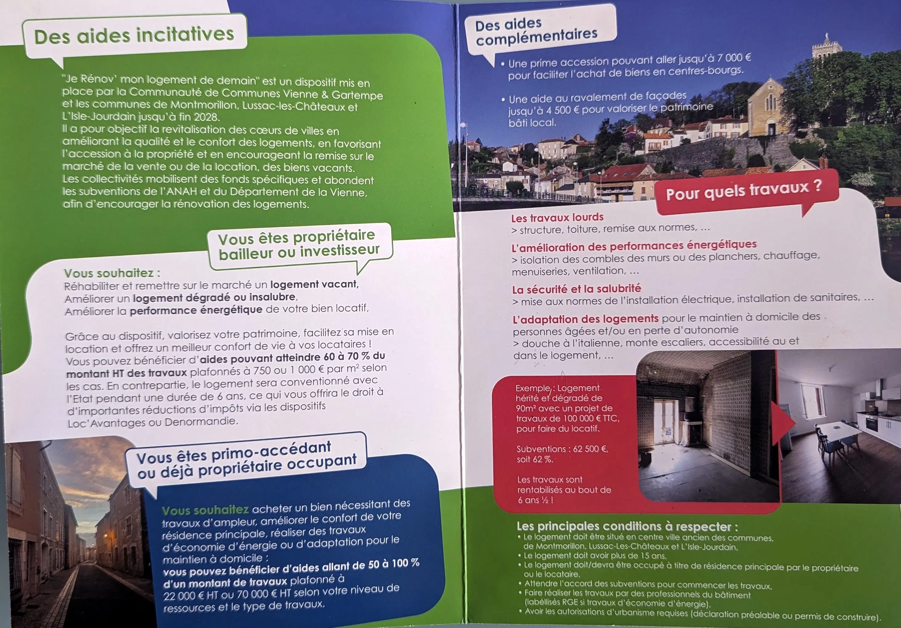 Middeleeuws woonhuis met 3 verdiepingen in Montmorillon - Frankriijk