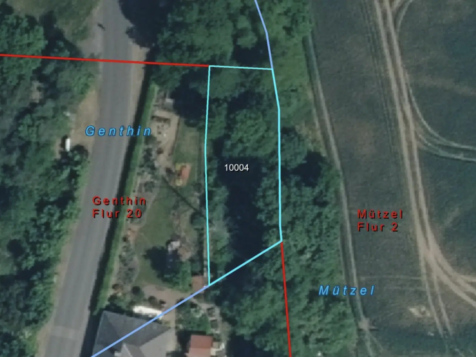 Waterperceel van 429 m² in Mützel, Genthin - Duitsland