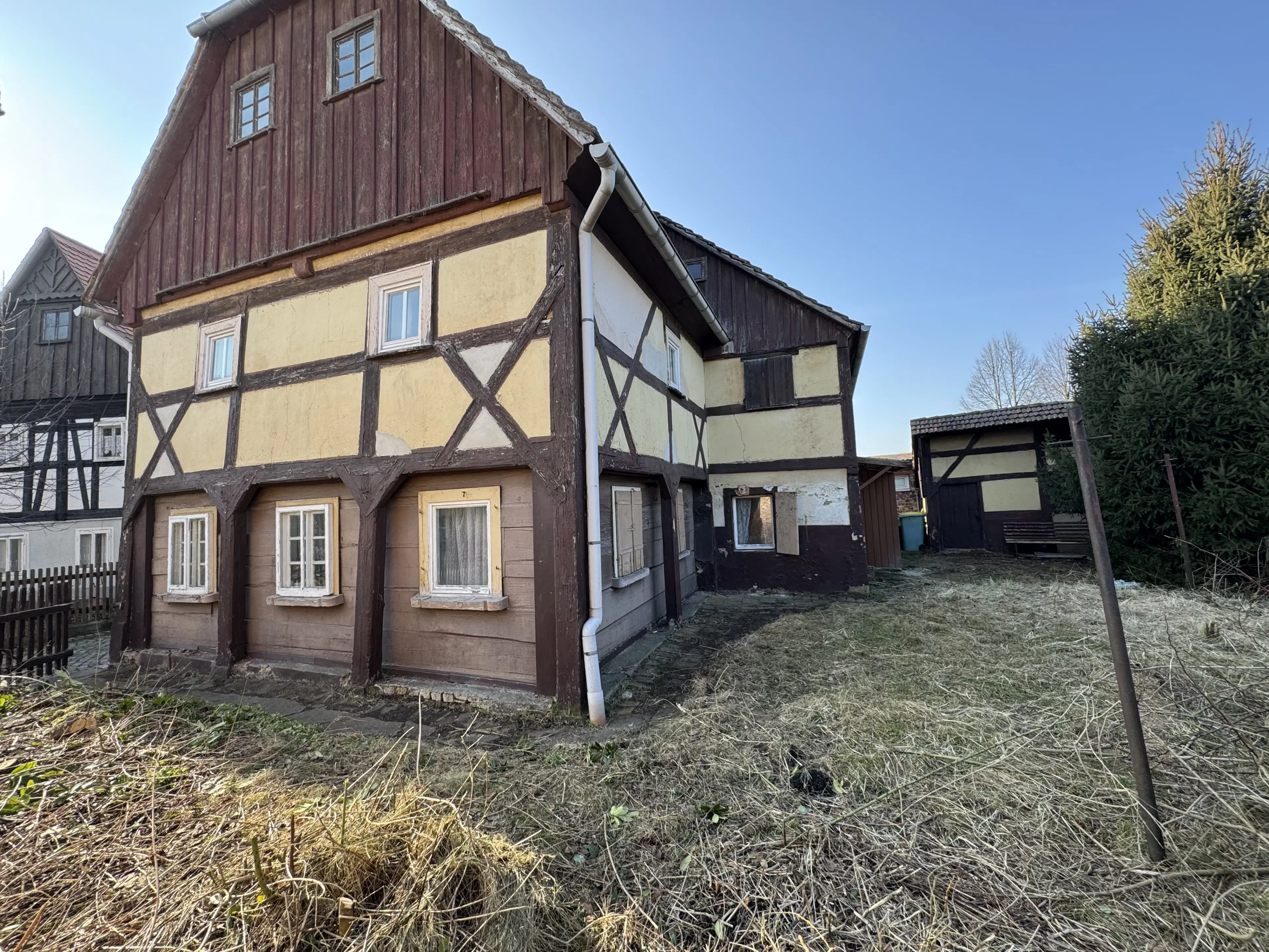 Charmant vakwerkhuis in Hirschfelde - Duitsland