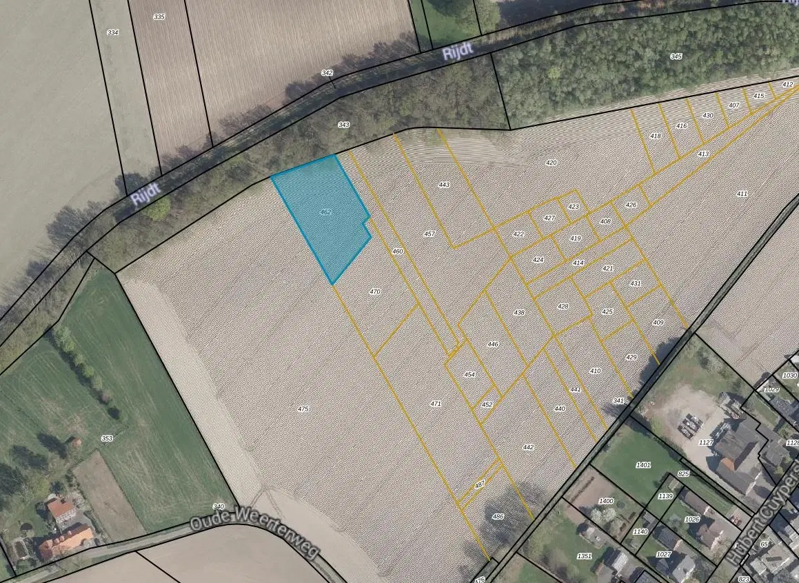 Perceel agrarische grond (perceelnummer 462) gelegen nabij de Oude Weerterweg te Baexem