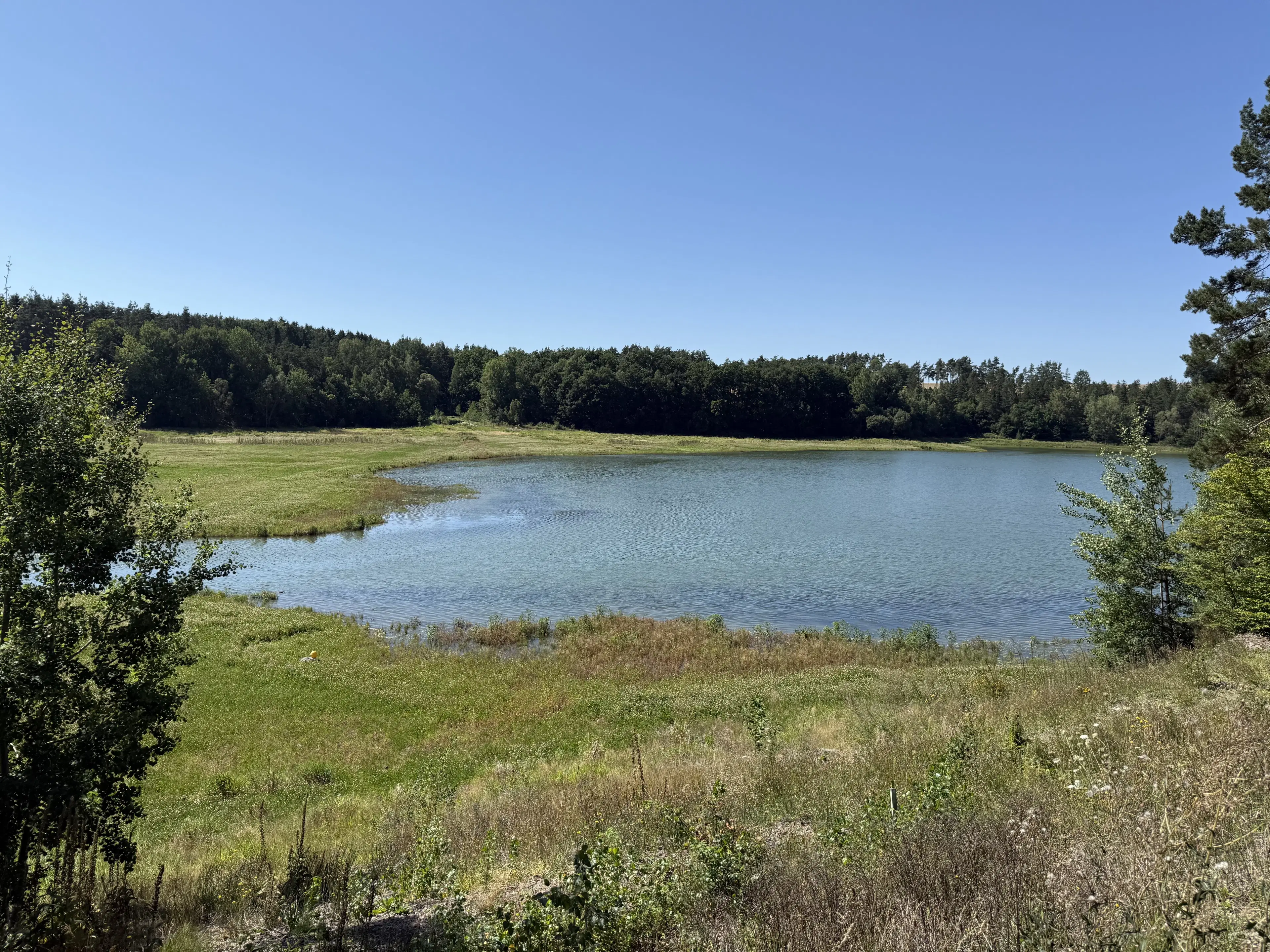 Perceel aan het meer van totaal 472 m² naast Zeulenroda - Duitsland