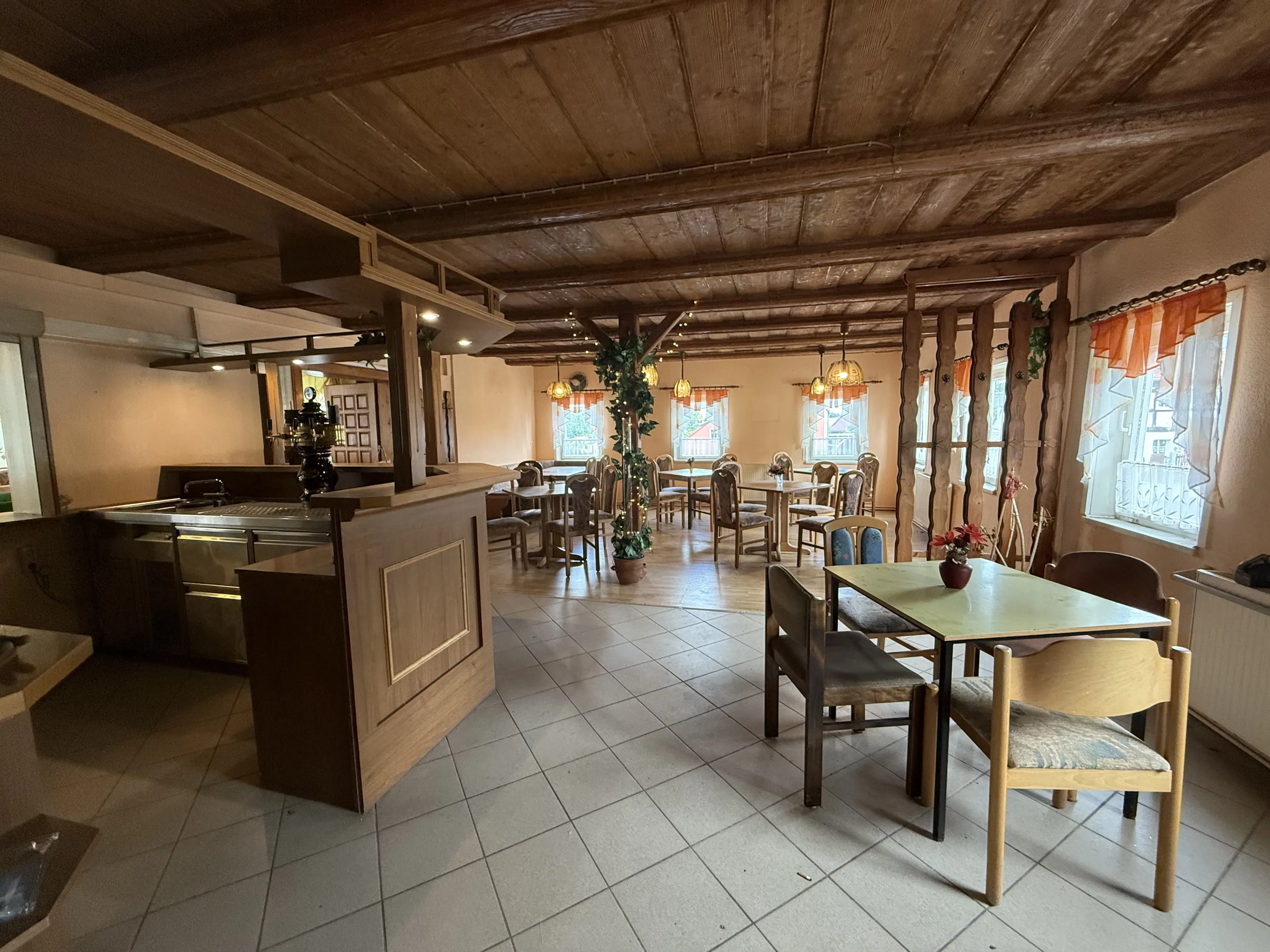 Restaurant "Zum Hirsch" in Bertsdorf-Hörnitz, Saksen - Duitsland