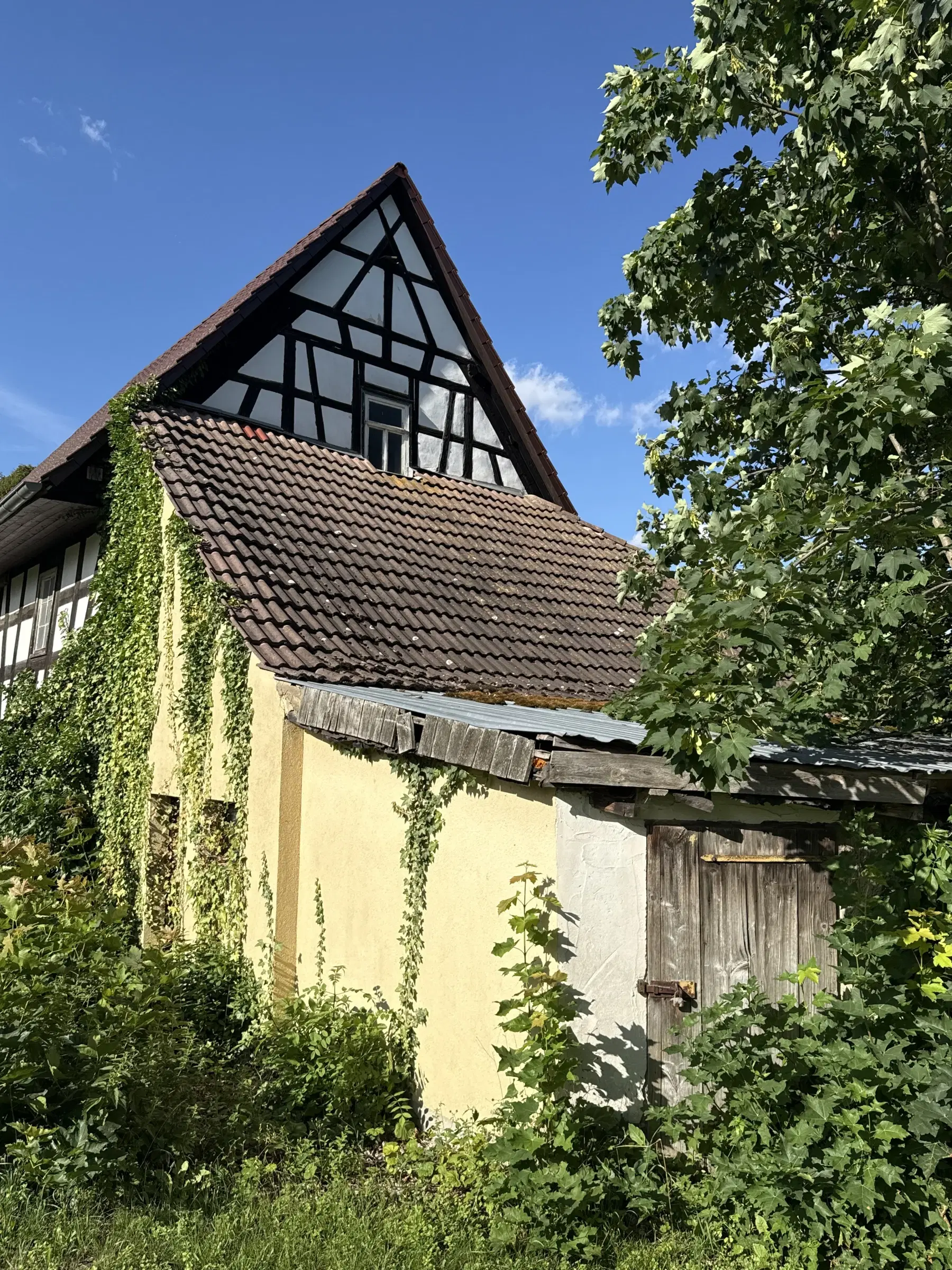 Traditioneel vakwerkhuis op perceel van 660 m² in Starkenburg, Altenburg - Duitsland
