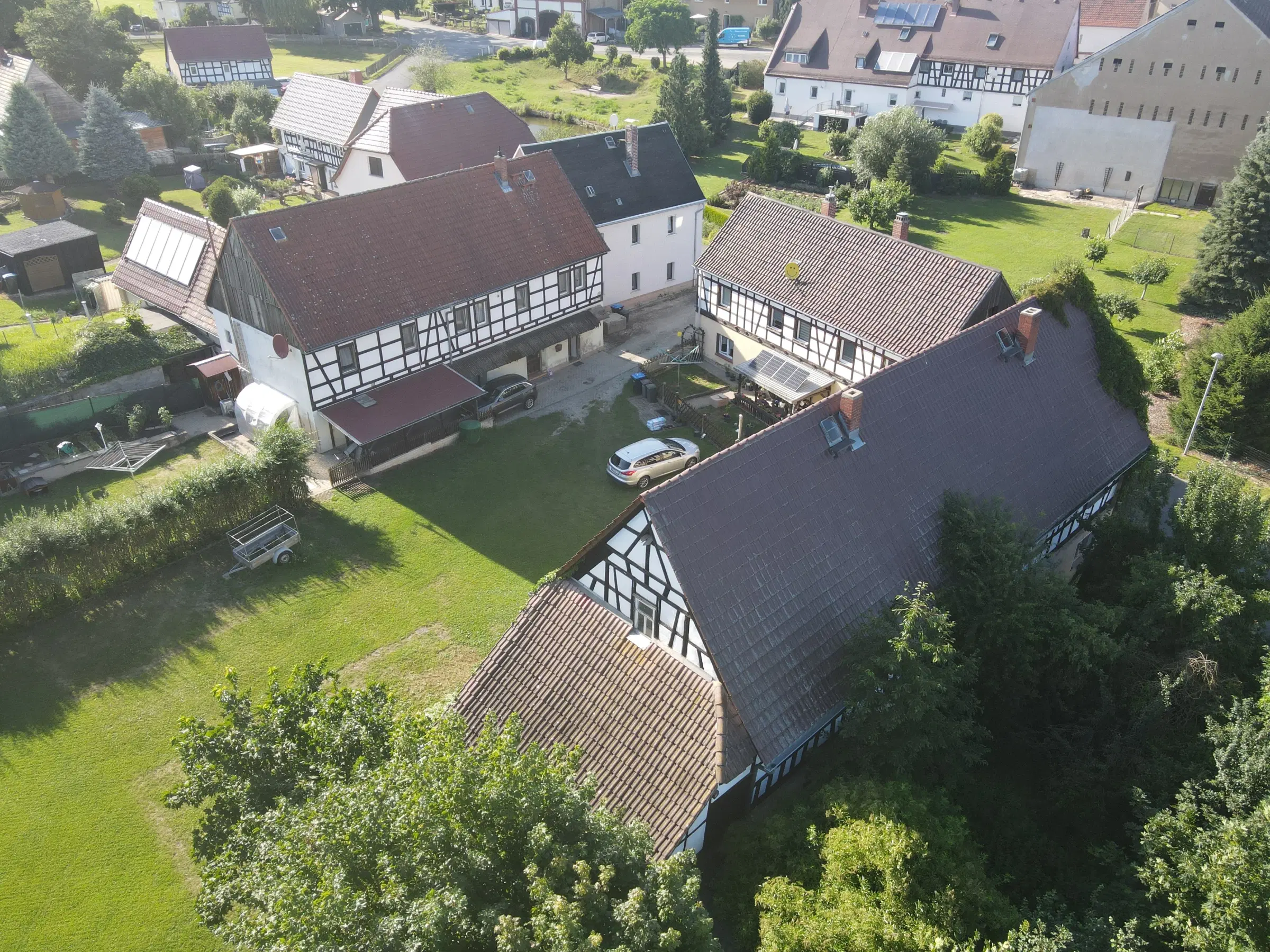 Traditioneel vakwerkhuis op perceel van 660 m² in Starkenburg, Altenburg - Duitsland