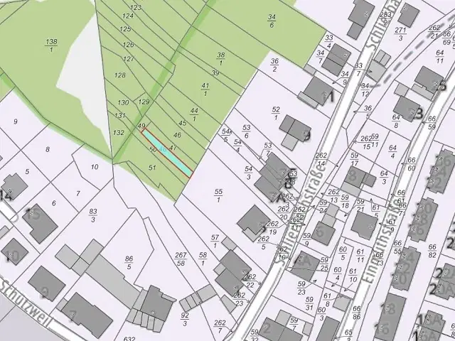Eigendomsperceel in Braubach (achter woonhuizen), nabij Koblenz - Duitsland