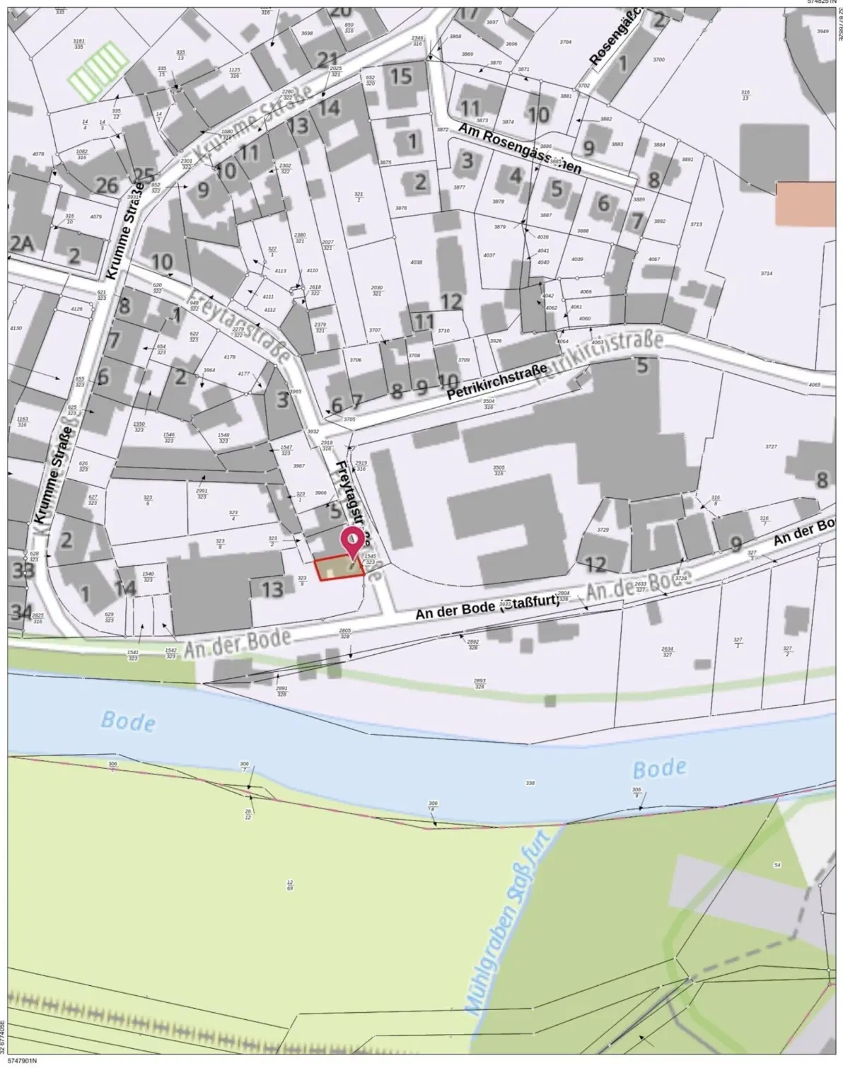 Hoekwoning in Staßfurt - Duitsland